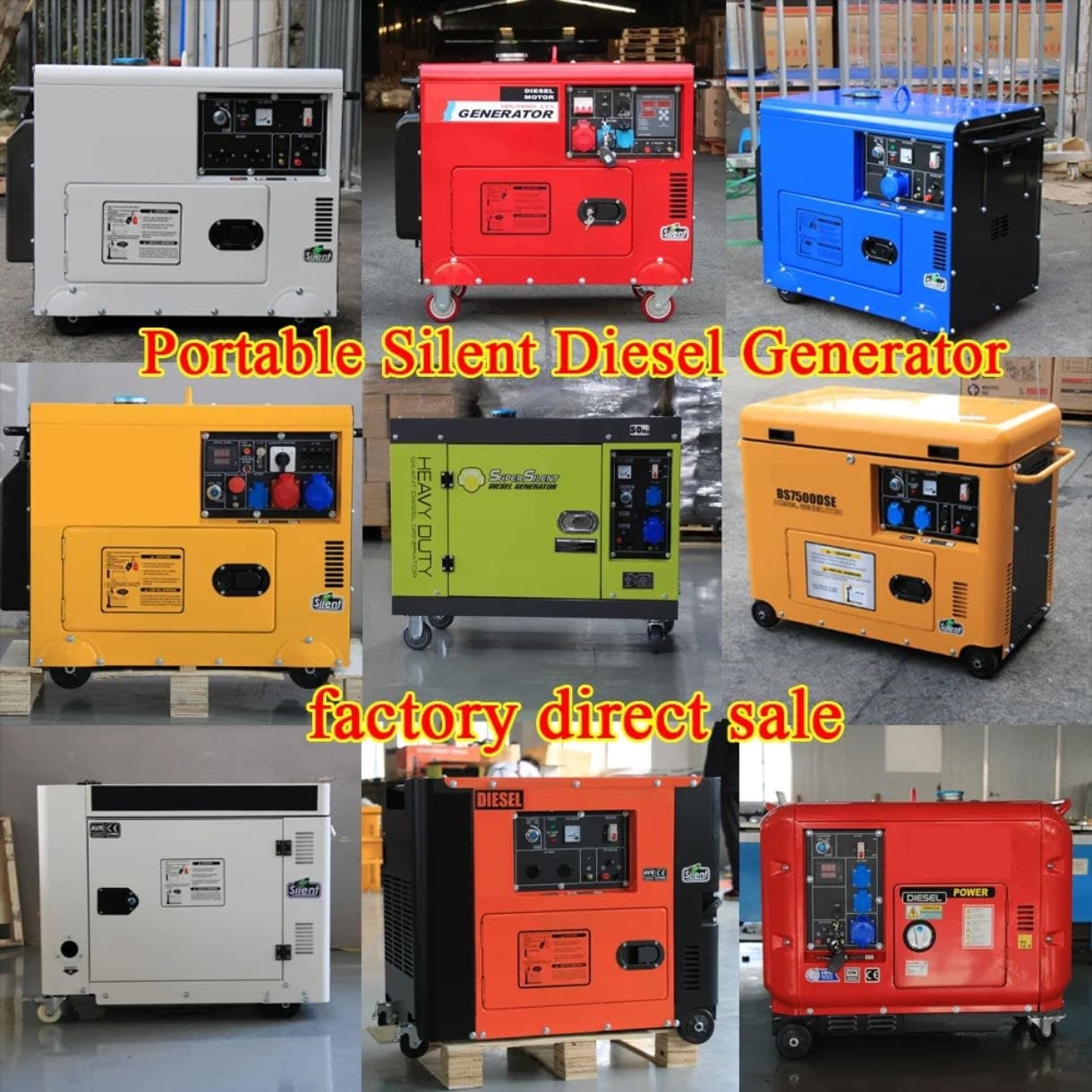 Silent Diesel Generator 8kW